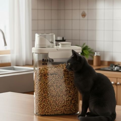 Distributeur de croquettes pour chat - univers des chats