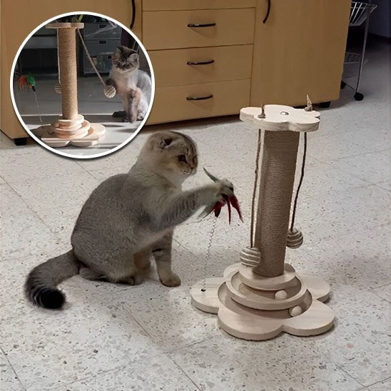 Arbre a chat en bois