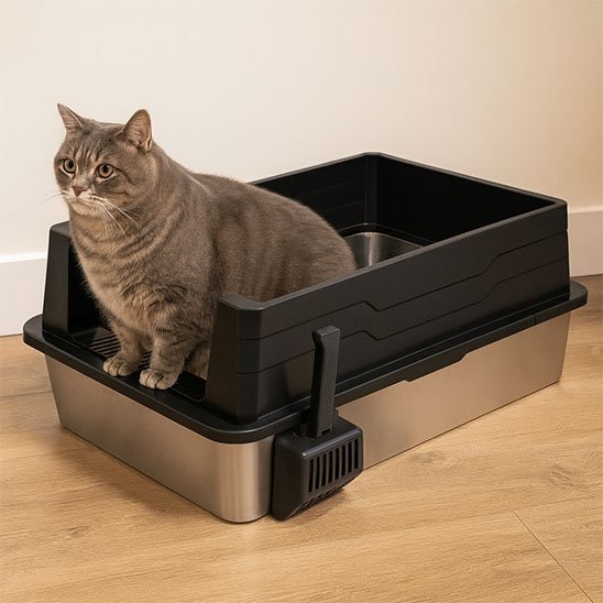 Bac à litière Chat