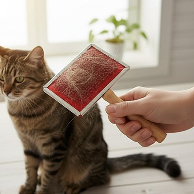 Brosse chat poil long​