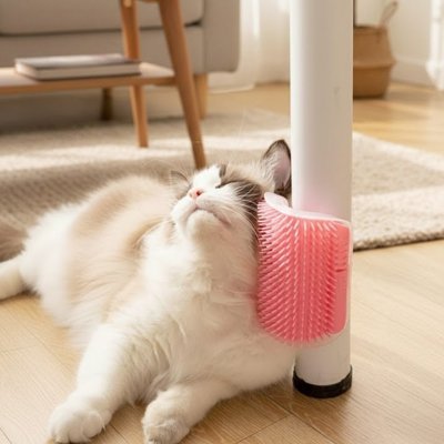 Brosse pour Chat | Auto - nettoyante - univers des chats