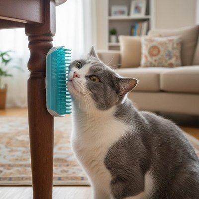 Brosse pour Chat | Auto - nettoyante - univers des chats