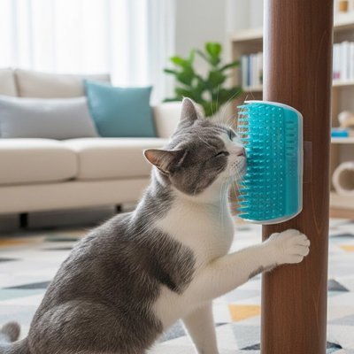 Brosse pour Chat | Auto - nettoyante - univers des chats