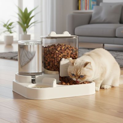 Distributeur de croquettes pour Chat